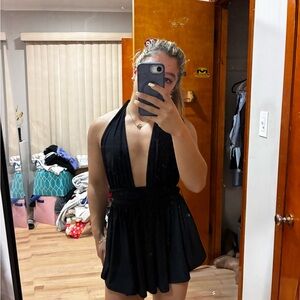 Windsor Black Backless Dress